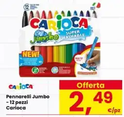 Interspar Pennarelli Jumbo Carioca offerta