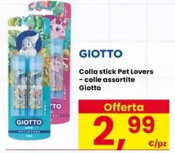 Interspar Colla stick Pet Lovers Giotto offerta
