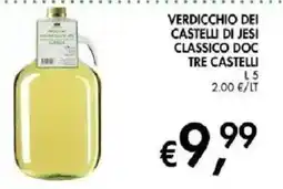 Coal Verdicchio dei Castelli di Jesi Classico DOC Tre Castelli offerta