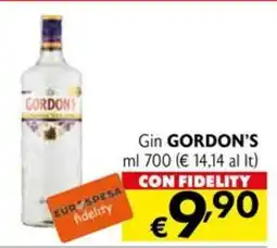 Eurospesa Gin Gordon's offerta