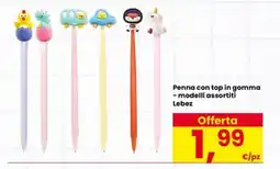 Interspar Penna con top in gomma - modelli assortiti Lebez offerta