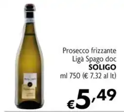 Eurospesa Prosecco frizzante Ligà Spago doc SOLIGO offerta