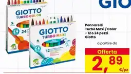 Interspar Pennarelli Turbo Maxi / Color Giotto offerta