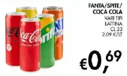 Coal Fanta/Spite/Coca Cola offerta