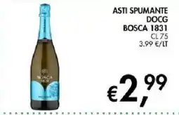 Coal Asti spumante docg bosca 1831 offerta