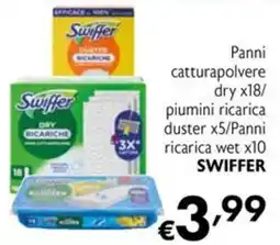 Eurospesa Panni catturapolvere dry / piumini ricarica duster / Panni ricarica wet offerta