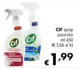 Eurospesa Cif spray assortito offerta