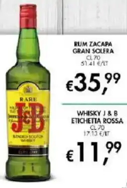 Coal Rum Zacapa Gran Solera offerta