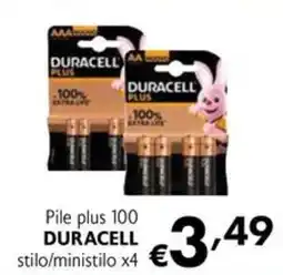 Eurospesa Pile plus 100 DURACELL offerta