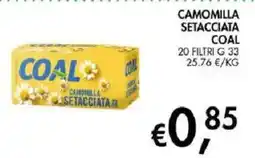 Coal Camomilla setacciata Coal offerta