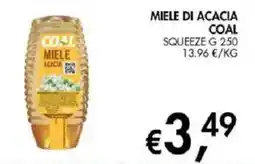 Coal Miele di acacia Coal offerta