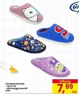 Interspar Pantofola bimbo/a Griff offerta