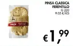 Coal Pinsa classica Ferentillo offerta
