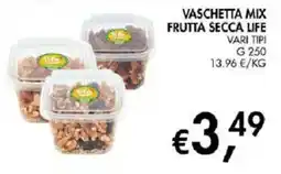 Coal Vaschetta mix frutta secca Life offerta