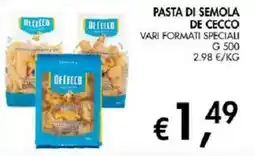 Coal Pasta di semola De Cecco offerta
