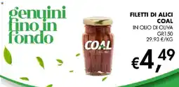 Coal Filetti di alici Coal offerta