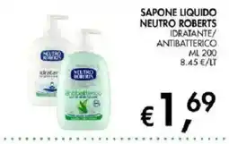 Coal Sapone liquido neutro Roberts idratante/antibatterico offerta