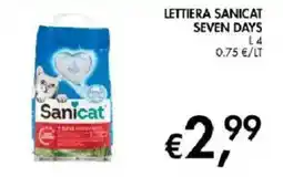 Coal Lettiera Sanicat Seven Days offerta