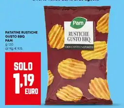 Pam Patatine rustiche gusto BBQ Pam offerta