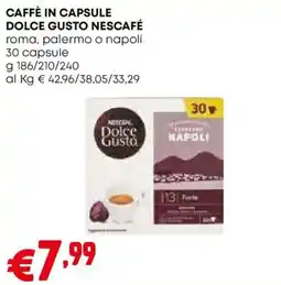 Pam Caffè in capsule Dolce Gusto Nescafé offerta