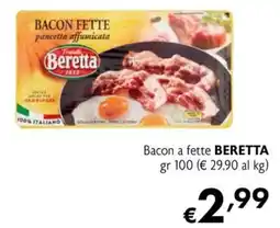 Eurospesa Bacon a fette Beretta offerta