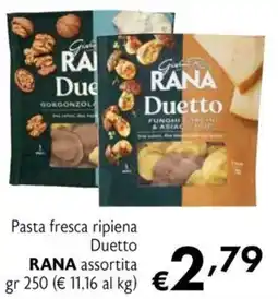 Eurospesa Pasta fresca ripiena Duetto RANA offerta
