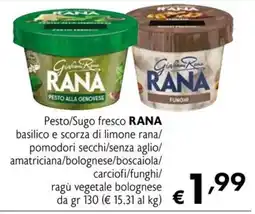Eurospesa Pesto/Sugo fresco RANA offerta
