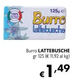 Eurospesa Burro Lattebusche offerta