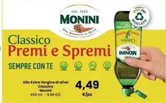 Olio Extra Vergine di oliva Classico Monini
