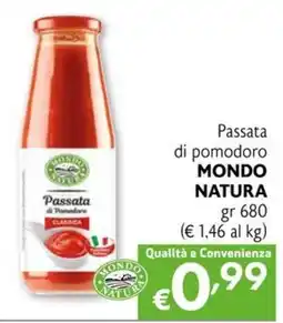 Eurospesa Passata di pomodoro MONDO NATURA offerta