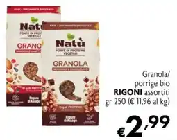 Eurospesa Granola/porridge bio Rigoni offerta