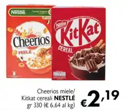 Eurospesa Cheerios miele/Kitkat cereali NESTLÉ offerta