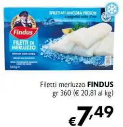 Eurospesa Filetti merluzzo FINDUS offerta