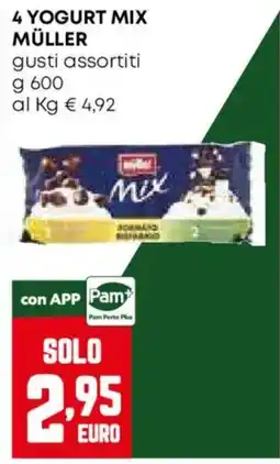 Pam Yogurt mix Müller offerta