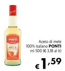 Eurospesa Aceto di mele PONTI offerta