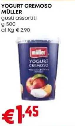 Pam Yogurt cremoso Müller offerta