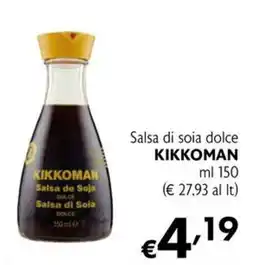 Eurospesa Salsa di soia dolce Kikkoman offerta