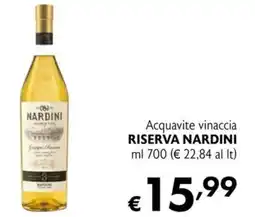 Eurospesa Acquavite vinaccia Riserva Nardini offerta
