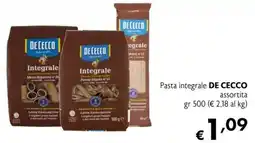 Eurospesa Pasta integrale De Cecco offerta