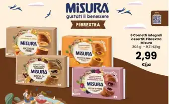 Cornetti integrali Fibrextra Misura