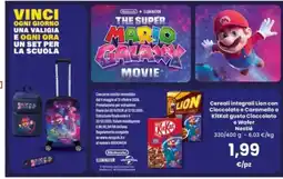 Interspar Cereali integrali Lion con Cioccolato e Caramello o KitKat gusto Cioccolato e Wafer Nestlé offerta