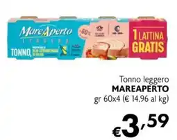 Eurospesa Tonno leggero Mareaperto offerta