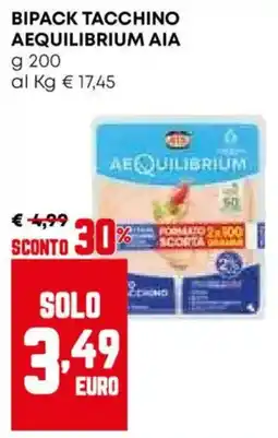 Pam Bipack tacchino aequilibrium aia offerta