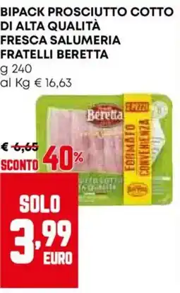 Pam Prosciutto cotto Fratelli Beretta offerta