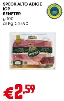 Pam Speck Alto Adige IGP Senfter offerta