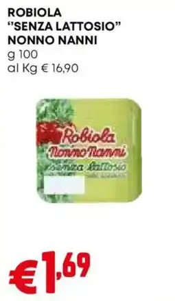 Pam Robiola senza lattosio Nonno Nanni offerta