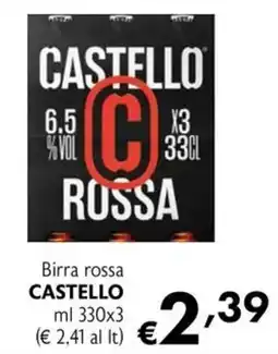 Eurospesa Birra rossa Castello offerta