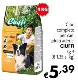 Eurospesa Cibo completo per cani adulti atletici CIUFFI offerta