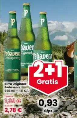Interspar Birra Originale Pedavena offerta