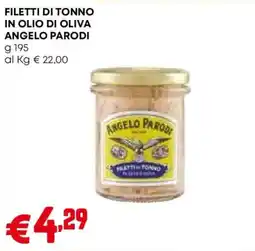 Pam Filetti di tonno Angelo Parodi offerta